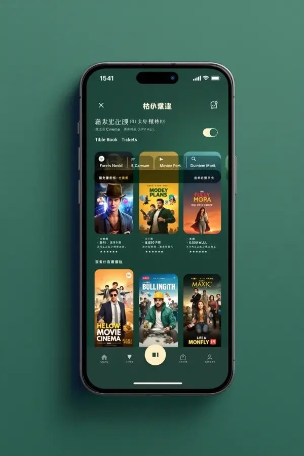 99电影网 APP 界面预览